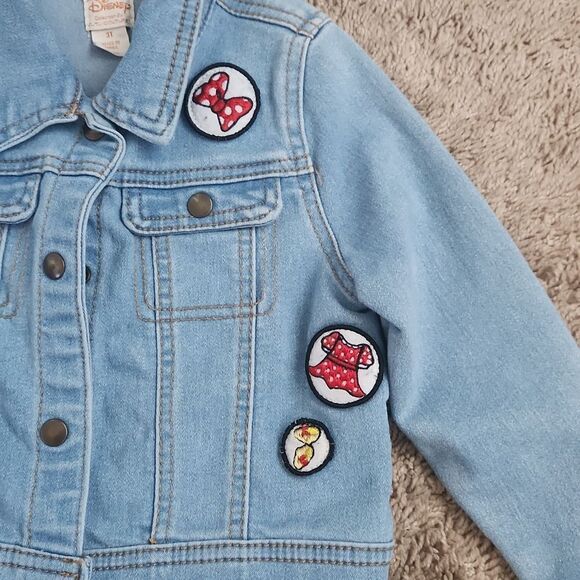 Disney By Tutu Couture Minnie Mouse Denim Jacket - Picture 3 of 5